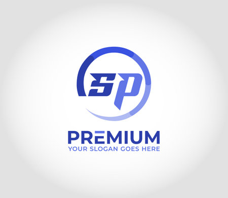 SP Alphabet Logo Design Conceptのイラスト素材