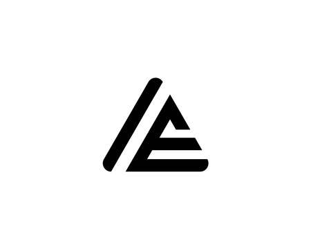 IE EI LETTER LOGO DESIGN VECTOR TEMPLATE. IE EI LOGO DESIGN.のイラスト素材