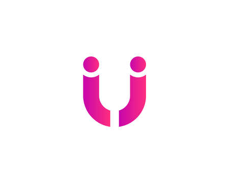 I II LETTER LOGO DESIGN VECTOR TEMPLATE. I II LOGO DESIGN.のイラスト素材