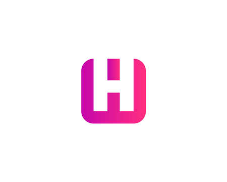 HW WH LETTER LOGO DESIGN VECTOR TEMPLATE. HW WH LOGO DESIGN.のイラスト素材