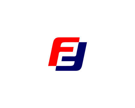 F FF LETTER LOGO DESIGN VECTOR TEMPLATE. F FF LOGO DESIGN.のイラスト素材