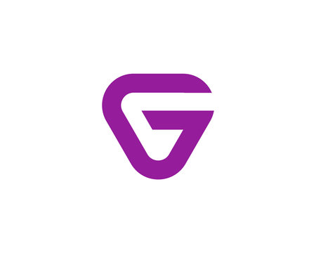 G logo design vector template. gg
