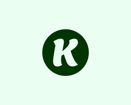 K logo design vector template. kk letter logo design.のイラスト素材