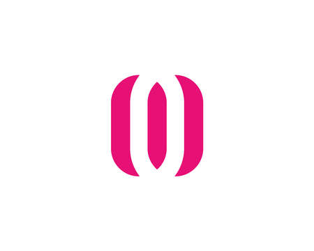 O logo design vector template. oo letter logo design.のイラスト素材