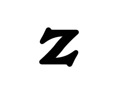 Z logo design vector template. zz letter logo design.のイラスト素材