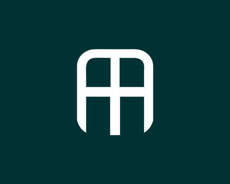 AA and A logo design vector templateのイラスト素材