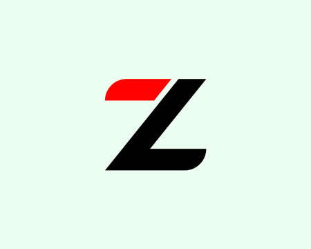 LZ and LZ logo design vector templateのイラスト素材
