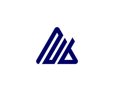 NB BN logo design vector templateのイラスト素材