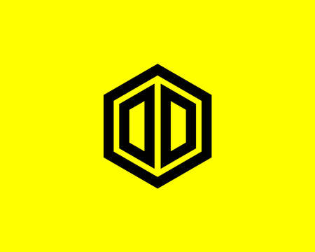 O OO Letter logo design vector templateのイラスト素材