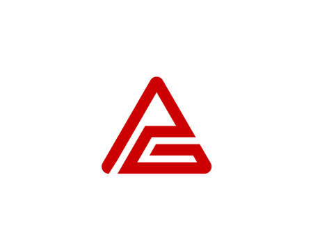 PG GP logo design vector templateのイラスト素材