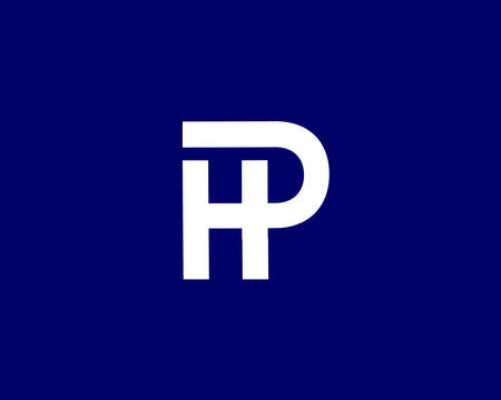 PH HP logo design vector templateのイラスト素材