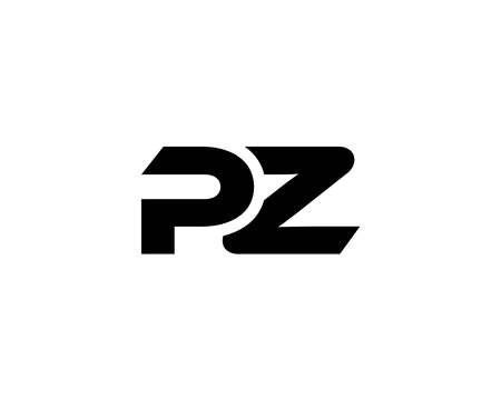 PZ ZP logo design vector templateのイラスト素材