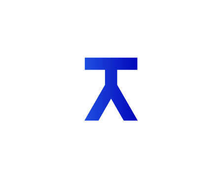 TA AT logo design vector templateのイラスト素材