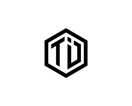 TI IT logo design vector templateのイラスト素材