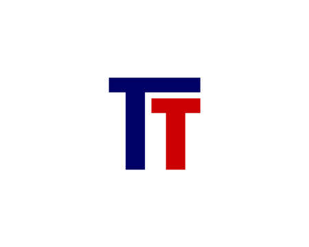 TT T Logo design vector templateのイラスト素材