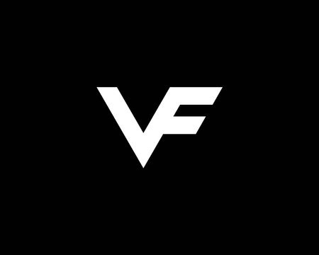 VF FV logo design vector templateのイラスト素材