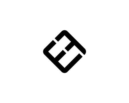 WF FW logo design vector templateのイラスト素材