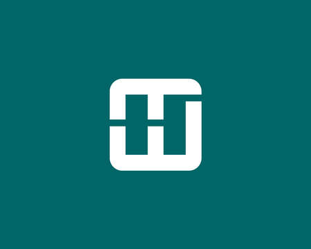 WF FW logo design vector templateのイラスト素材