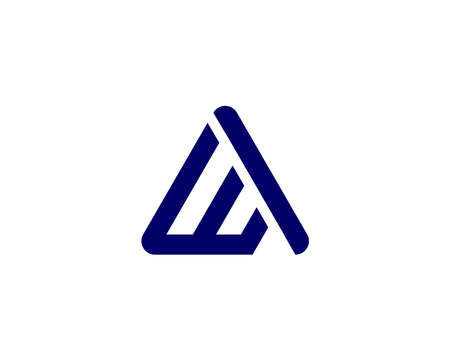 WI IW logo design vector templateのイラスト素材