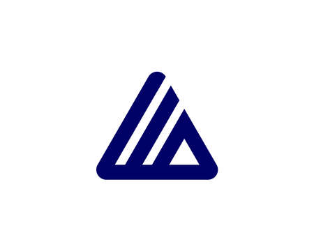 WO OW logo design vector templateのイラスト素材