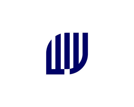 WW W logo design vector templateのイラスト素材