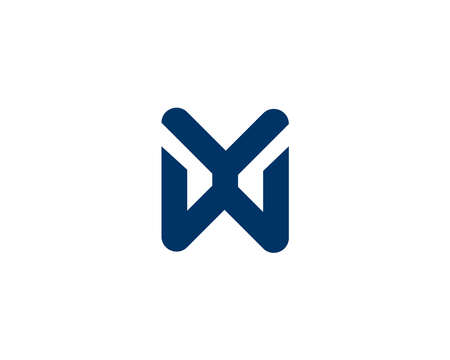 WY YW Logo design vector templateのイラスト素材