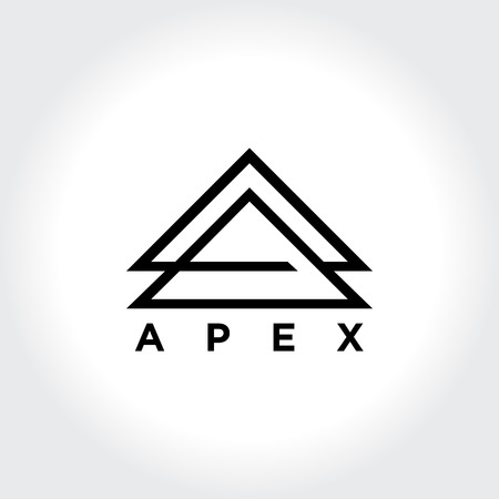 Apex Symbol. Abstract letter A symbolのイラスト素材