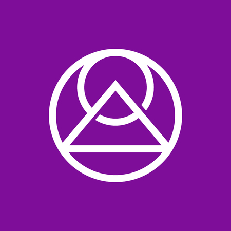 creative abstract circle symbol vector illustrationのイラスト素材