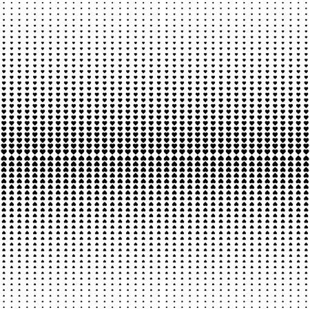 Heart Shape half tone pattern backgroundのイラスト素材