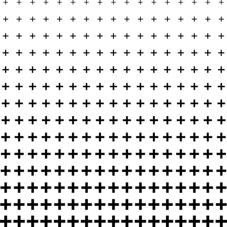 Plus sign half tone pattern background