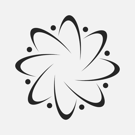 Creative Spiral, Circle, Geometric shape symbolのイラスト素材