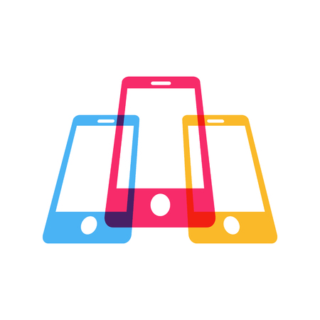 Mobile Phone Technology Business Symbol Designのイラスト素材
