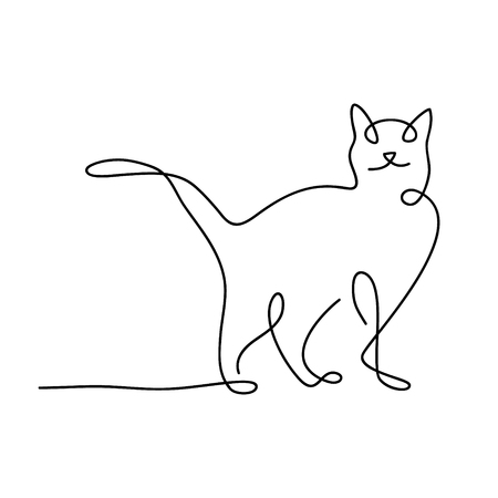 Creative Cat Animal Design, Vector eps 10のイラスト素材