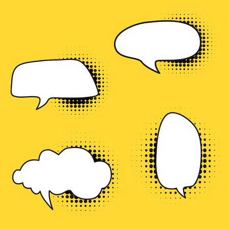 Vector speech bubble variation setのイラスト素材