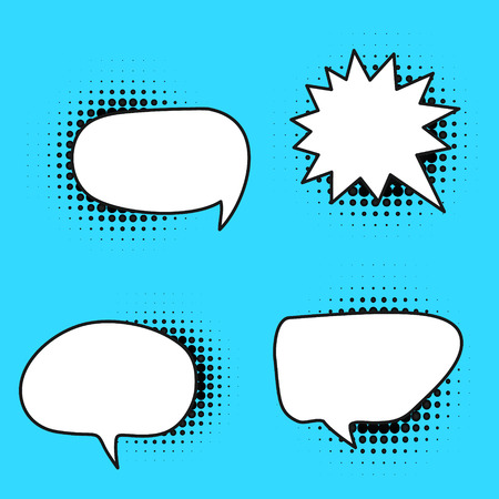 Vector speech bubble variation setのイラスト素材
