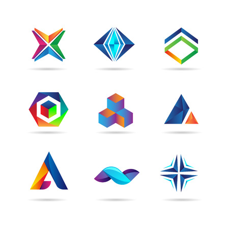 Company and Technology Logo Collection Templateのイラスト素材