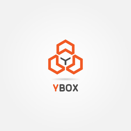 Abstract Creative Cube Box Logo Sign Symbol Iconのイラスト素材