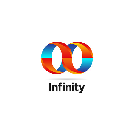 Abstract Infinite Logo Symbol Iconのイラスト素材