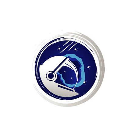 Astronaut Space Illustration Logo Symbolのイラスト素材