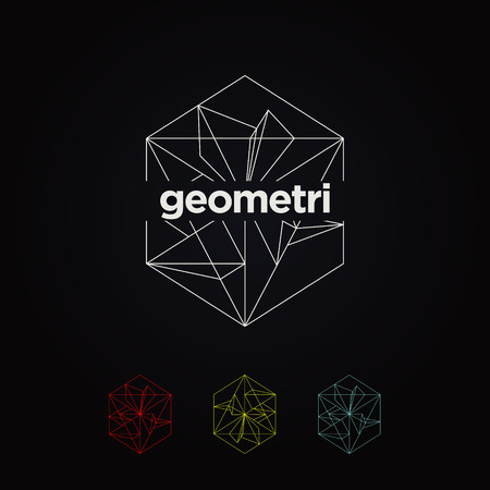 Abstract Geometry Graphic Symbol Logoのイラスト素材