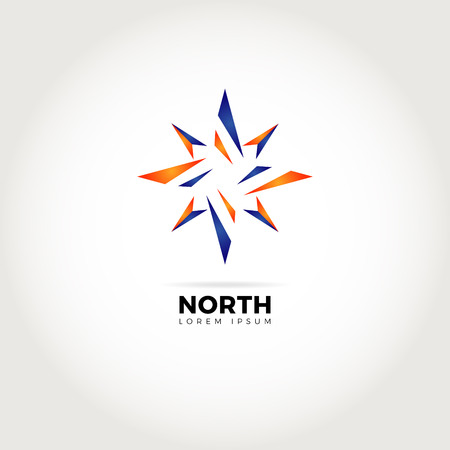 Star Abstract Direction Logo Symbol Iconのイラスト素材