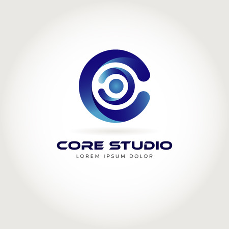 Core Studio Logo Symbol Iconのイラスト素材