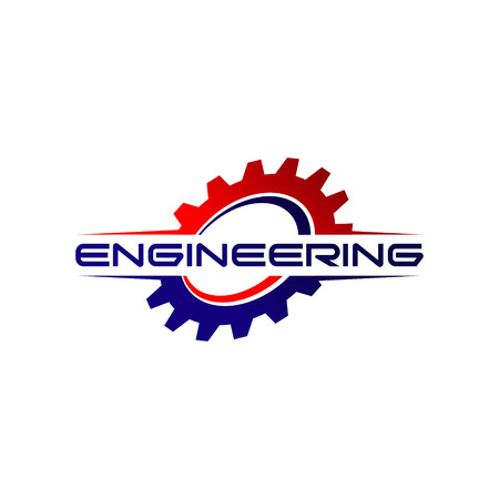 Engineering Gear Logo Design Symbolのイラスト素材