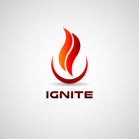 Ignite Logo Design Symbol Iconのイラスト素材