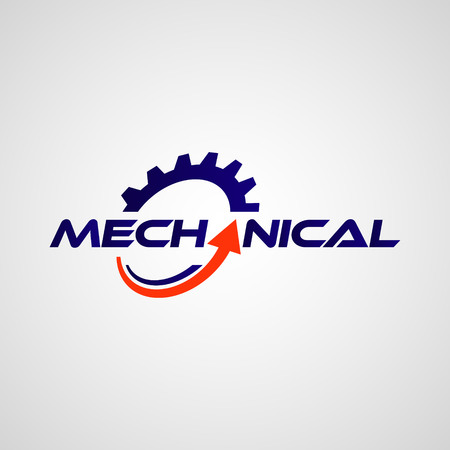 Mechanical Gear Logo Design Symbolのイラスト素材