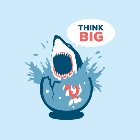 Think Big Illustrationのイラスト素材