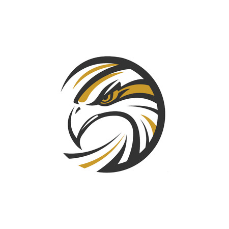 Circle Eagle Sea Hawk Logo Symbolのイラスト素材