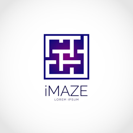 Maze Logo Design Business Templateのイラスト素材