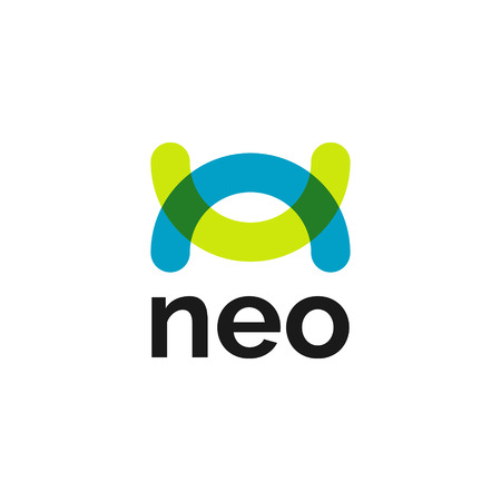 Creative Neo-Abstract Vibrant Logo Symbolのイラスト素材