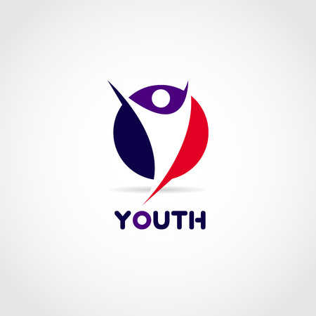 Youth Logo Design Symbol Iconのイラスト素材